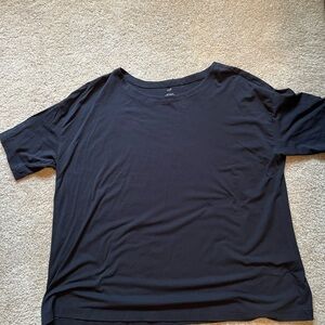 J. Jill Blue Short Sleeve Tee